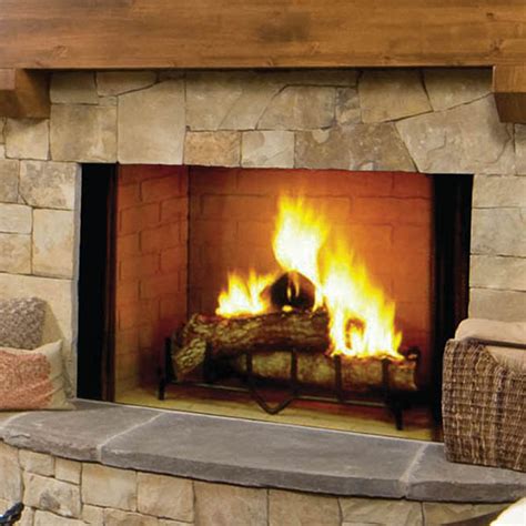 wood burning fireplace liner